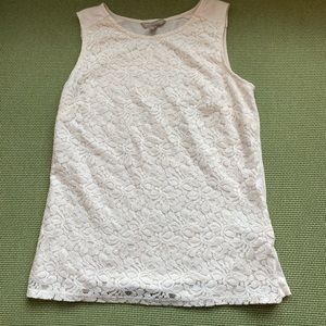 Banana Republic Lace Sleeveless top